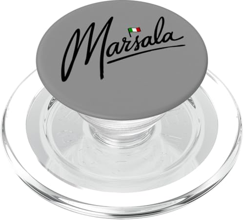 Marsala Italien Flagge Tourist Reise Minimalistisch PopSockets PopGrip für MagSafe von Italy4Ever