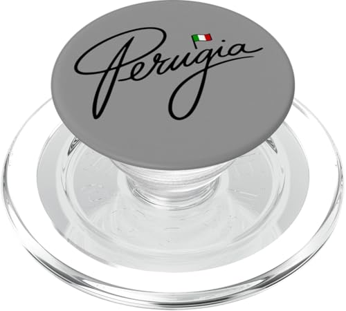 Perugia Italien Flagge Tourist Reise Minimalistisch PopSockets PopGrip für MagSafe von Italy4Ever