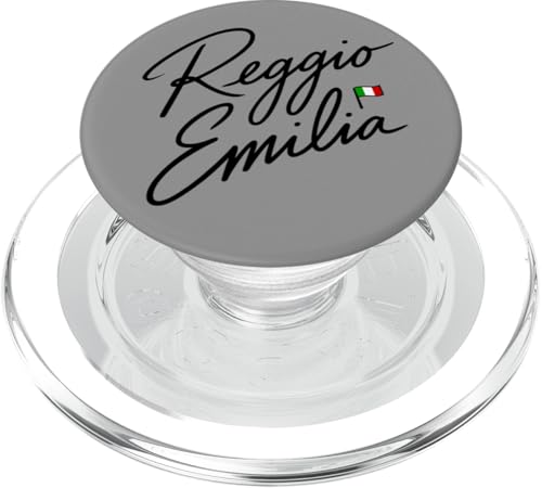 Reggio Emilia Italien-Flagge Touristenreise Minimalistisch PopSockets PopGrip für MagSafe von Italy4Ever