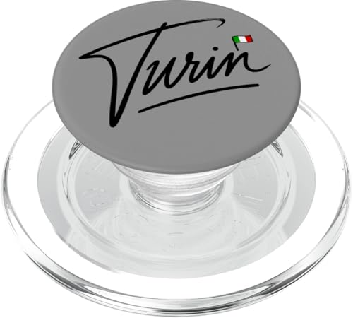 Turin Italien Flagge Tourist Reise Minimalistisch PopSockets PopGrip für MagSafe von Italy4Ever