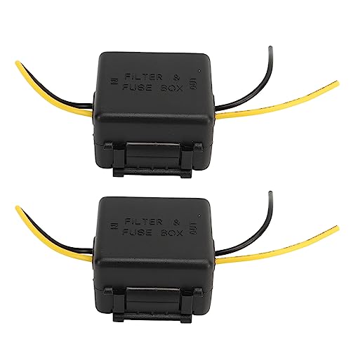 2Pcs Auto Power Filter 12V Interferenz Beweis Geräusche Reduktion Stereo Netzteil Filter Für Equalizer Verstärker von Itonash