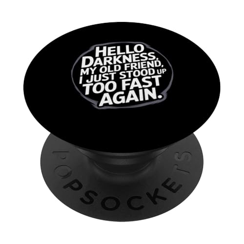 Hallo Dunkelheit, mein alter Freund PopSockets Klebender PopGrip von Its Drag Queen Merch