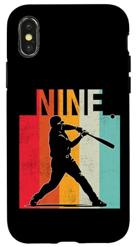 Hülle für iPhone X/XS Es ist mein 9. Geburtstag, Baseball, 9-jähriger Junge, Mädchen von Its My Birthday Baseball Lover Birthday Shirt Idea