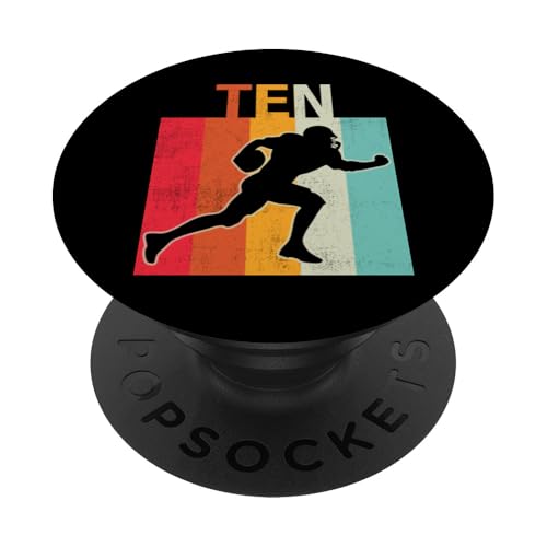 Es ist mein 10. Geburtstag Fußball, 10 Jahre, Junge, Mädchen PopSockets Klebender PopGrip von Its My Birthday Football Lover Birthday Shirt Idea