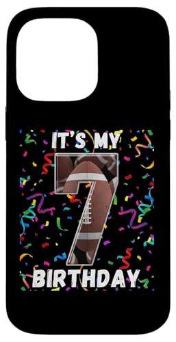 Hülle für iPhone 14 Pro Max Es ist mein 7. Geburtstag, Fußball, 7-jähriger Junge, Mädchen von Its My Birthday Football Lover Birthday Shirt Idea