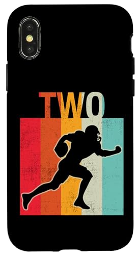 Hülle für iPhone X/XS Es ist mein 2. Geburtstag, Fußball, 2-jähriger Junge, Mädchen von Its My Birthday Football Lover Birthday Shirt Idea