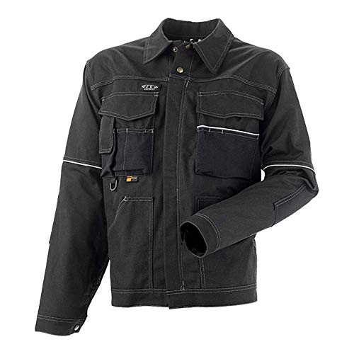 J.A.K. 15021204 Serie 1502 60% Baumwolle/40% Polyester Blousonjacke, Schwarz, XL Größe von J.A.K.