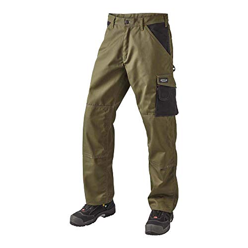 J.A.K. 920635B076 Serie 9206 65% Polyester/35% Baumwolle Bundhose, Army/Schwarz, 44 L (30/35) Größe von J.A.K.