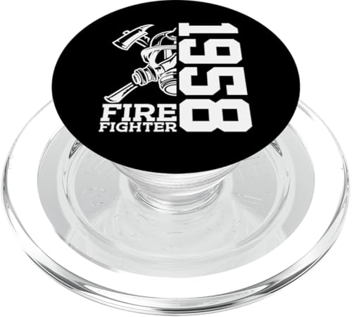 FIRE FIGHTER 1958 67 JAHRE FEUERWEHR 67. GEBURTSTAG PopSockets PopGrip für MagSafe von JAHRGANG 1958 OUTFIT ZUM 67. GEBURTSTAG