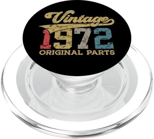 53 JAHRE VINTAGE 1972 RETRO 53. GEBURTSTAG PopSockets PopGrip für MagSafe von JAHRGANG 1972 OUTFIT ZUM 53. GEBURTSTAG