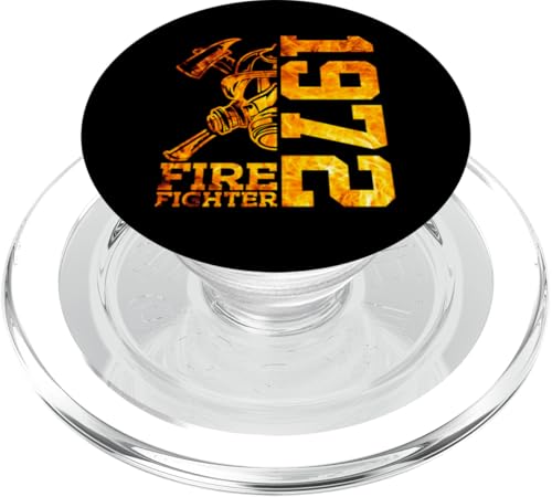 FIRE FIGHTER 1972 53 JAHRE FEUERWEHR 53. GEBURTSTAG PopSockets PopGrip für MagSafe von JAHRGANG 1972 OUTFIT ZUM 53. GEBURTSTAG