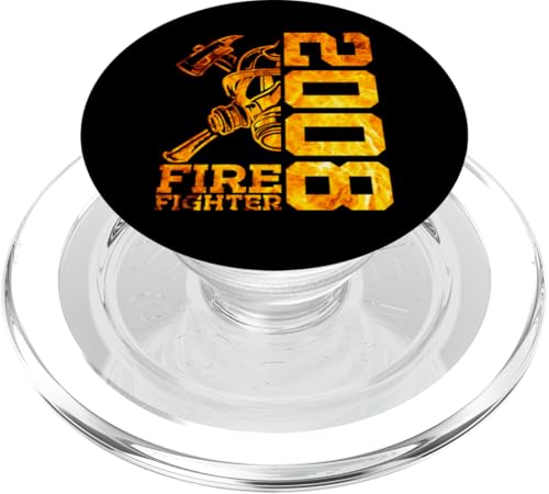 FIRE FIGHTER 2008 17 JAHRE FEUERWEHR 17. GEBURTSTAG PopSockets PopGrip für MagSafe von JAHRGANG 2008 OUTFIT ZUM 17. GEBURTSTAG