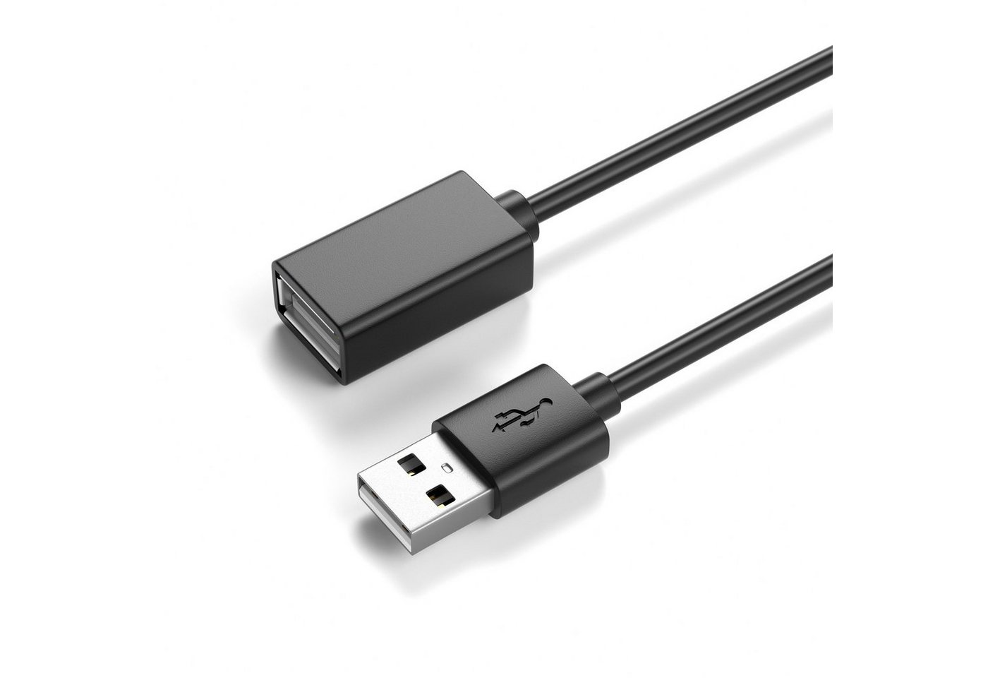 JAMEGA USB 2.0 Verlängerungskabel, USB-A Stecker zu USB-A Buchse Erweiterung USB-Kabel, USB, USB A (50 cm) von JAMEGA