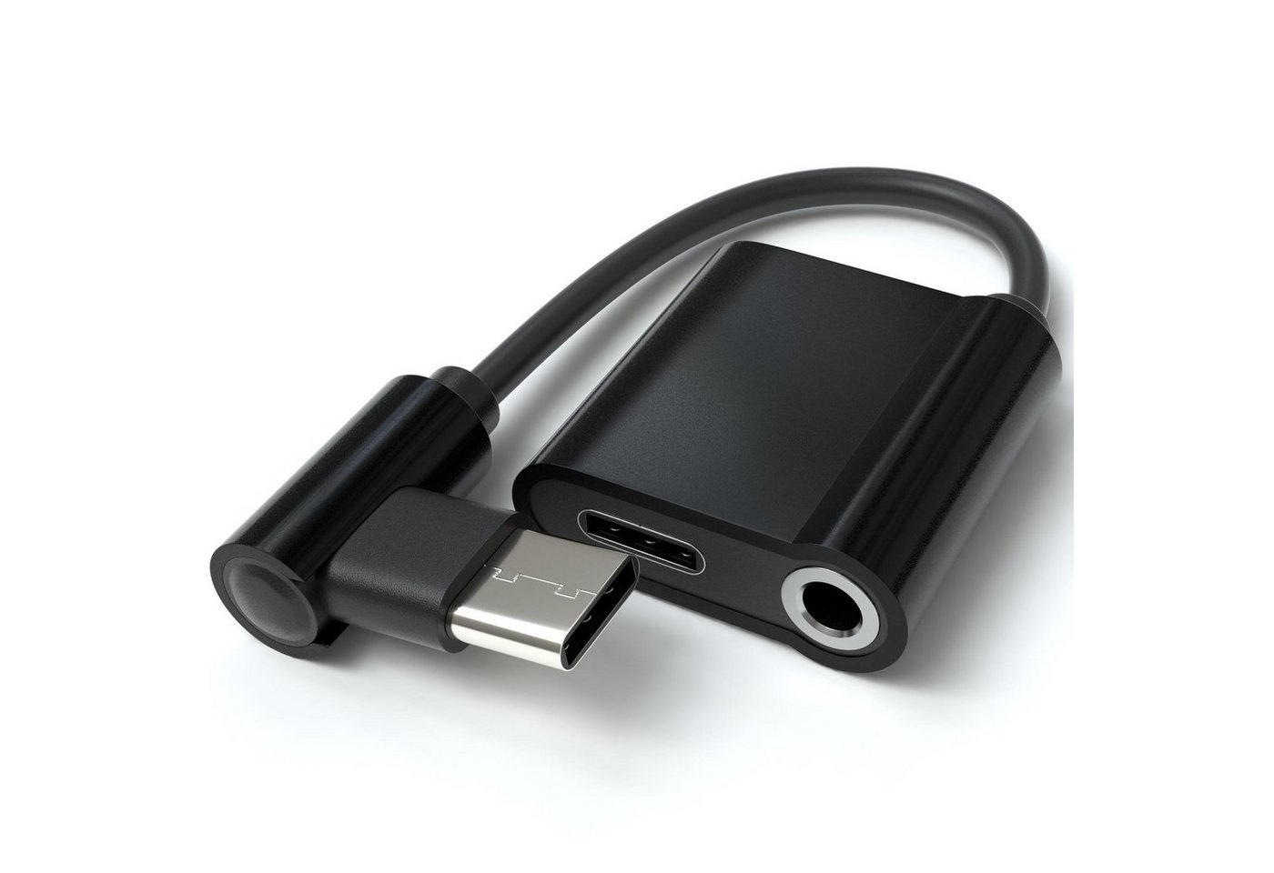 JAMEGA USB Typ C auf 3,5mm AUX Adapter USB C zu Klinke 2 in 1 Ladekabel Audio-Adapter von JAMEGA