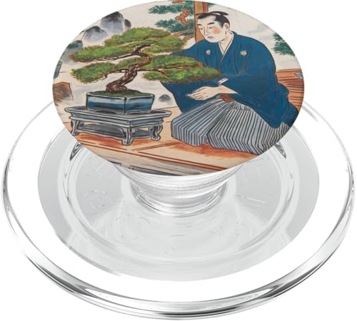 Bonsai Baum Zen Vintage Japanische Kultur Gartenarbeit PopSockets PopGrip für MagSafe von JAPANAX1S