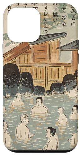 Japanische Bade-Onsen-Kultur, heiße Quelle, japanische Kunst Hülle für iPhone 12 mini von JAPANAX1S