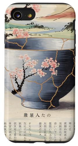 Pottery Kintsugi Reparaturtopf Gold Japanische Kultur Japan Kunst Hülle für iPhone SE (2020) / 7 / 8 von JAPANAX1S