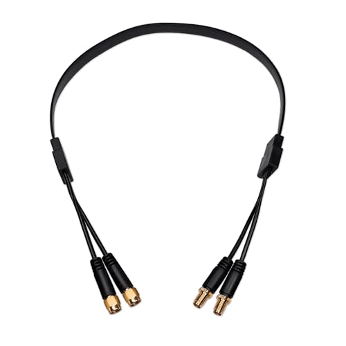JARFT Fensterdurchführung für 2x2 MIMO WLAN Antenne, RP-SMA Stecker auf RP-SMA Buchse, 50cm Fensterkabel JARFT Fensterdurchführung für 2x2 MIMO WLAN Antenne, RP-SMA Stecker auf RP-SMA Buchse, 50cm Fensterkabel von JARFT