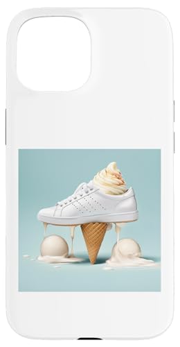 Hülle für iPhone 15 Eiswaffel mit Schuh Pop Art von JAV