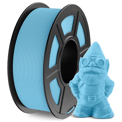 JAYO Matte PLA Filament 1.75mm, 3D Drucker Filament PLA Matte 1.1KG, Neatly Wound Filament, Maßgenauigkeit +/- 0.03 mm, 1.1 KG Spule(2.42 LBS), 363 Meters, PLA Matte Hellblau von JAYO