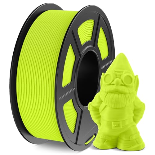 JAYO Matte PLA Filament 1.75mm, 3D Drucker Filament PLA Matte 1.1KG, Neatly Wound Filament, Maßgenauigkeit +/- 0.03 mm, 1.1 KG Spule(2.42 LBS), 363 Meters, PLA Matte Hellgelb von JAYO