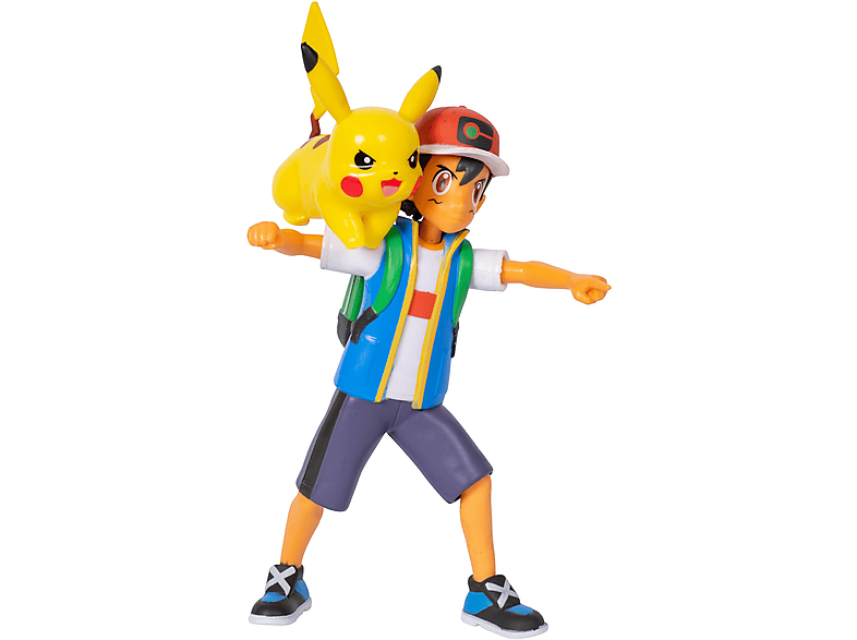 JAZWARES Pokémon - Battle Feature Pack Ash & Pikachu Spielfiguren von JAZWARES