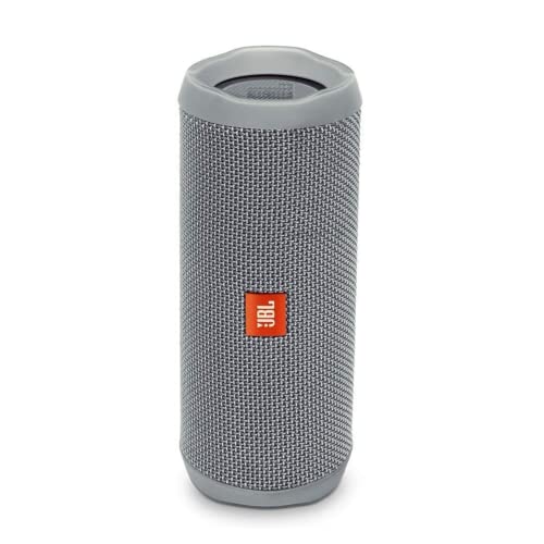 JBL Flip 4 Bluetooth Box in Grau – Wasserdichter, tragbarer Lautsprecher mit Freisprechfunktion und Sprachassistent – Bis zu 12 Stunden Wireless Streaming mit nur einer Akku-Ladung von JBL