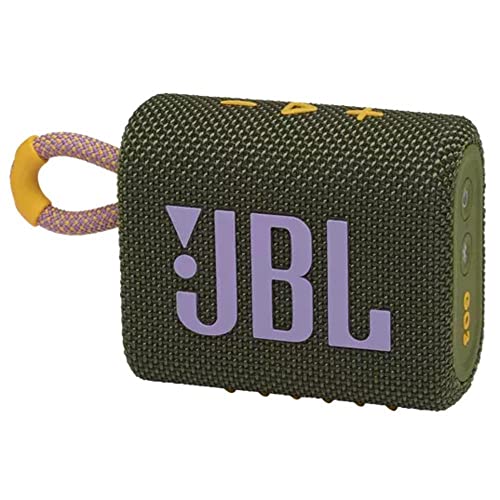 JBL GO 3 kleine Bluetooth Box - Grün – Wasserfester, tragbarer Lautsprecher für unterwegs – Bis zu 5h Wiedergabezeit mit nur einer Akkuladung JBL GO 3 kleine Bluetooth Box - Grün – Wasserfester, tragbarer Lautsprecher für unterwegs – Bis zu 5h Wiedergabezeit mit nur einer Akkuladung von JBL
