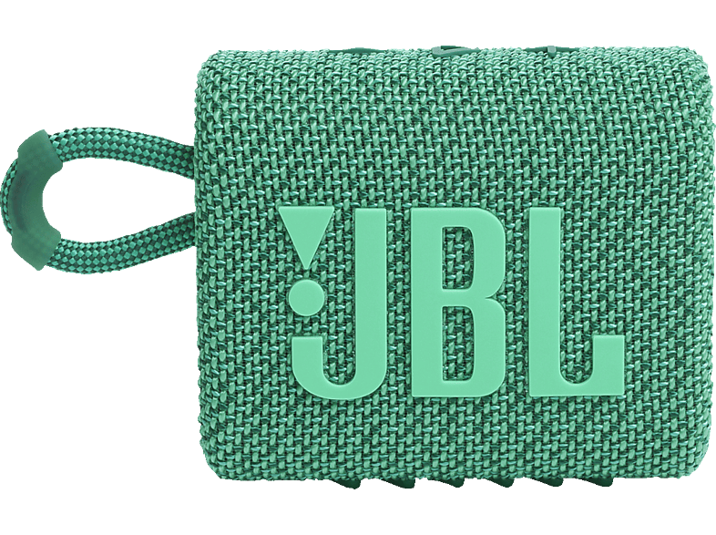 JBL Go 3 Eco Bluetooth Lautsprecher, Grün, Wasserfest von JBL