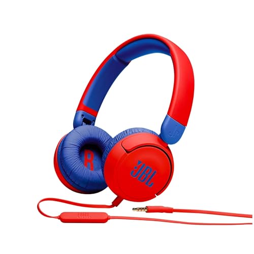 JBL JR 310 - Kinder On-Ear-Kopfhörer (rot/blau) von JBL