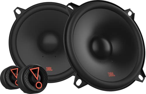 JBL Lautsprecher Auto Stage3 507CF - 135 Watt 2-Wege Komponenten Autolautsprecher Boxen Set von Harman Kardon - 13cm / 130mm / 5" Einbaulautsprecher ohne Gitter und 3.25cm Hochtöner, Schwarz von JBL