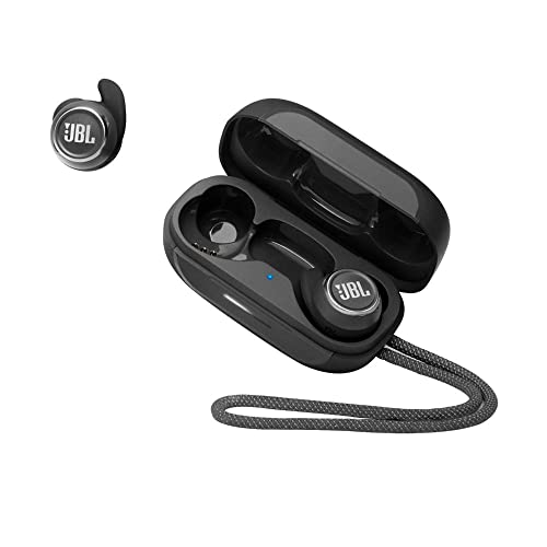 JBL Reflect Mini NC – Wasserdichte, True-Wireless In-Ear-Sport-Kopfhörer mit Noise-Cancelling in Schwarz – Bis zu 21 Stunden Akkulaufzeit von JBL