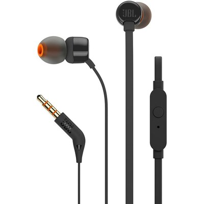 JBL Tune 160 schwarz - In Ear-Kopfhörer mit Mikrofon 3,5mm Klinkenstecker von JBL