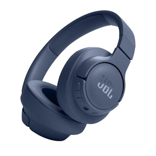 JBL Tune 720 BT Wireless Over-Ear-Kopfhörer – Mit JBL Pure Bass Sound, Bluetooth und leichtem, faltbarem Design – Bis zu 76 Stunden Musikwiedergabe – Blau von JBL