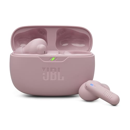 JBL Wave Beam 2, Kabellose Bluetooth-In-Ear-Kopfhörer mit Noise-Cancelling, 40 h Wiedergabezeit, JBL Pure Bass Sound, Smart-Ambient-Technologie und Multipoint-Verbindung, Pink von JBL