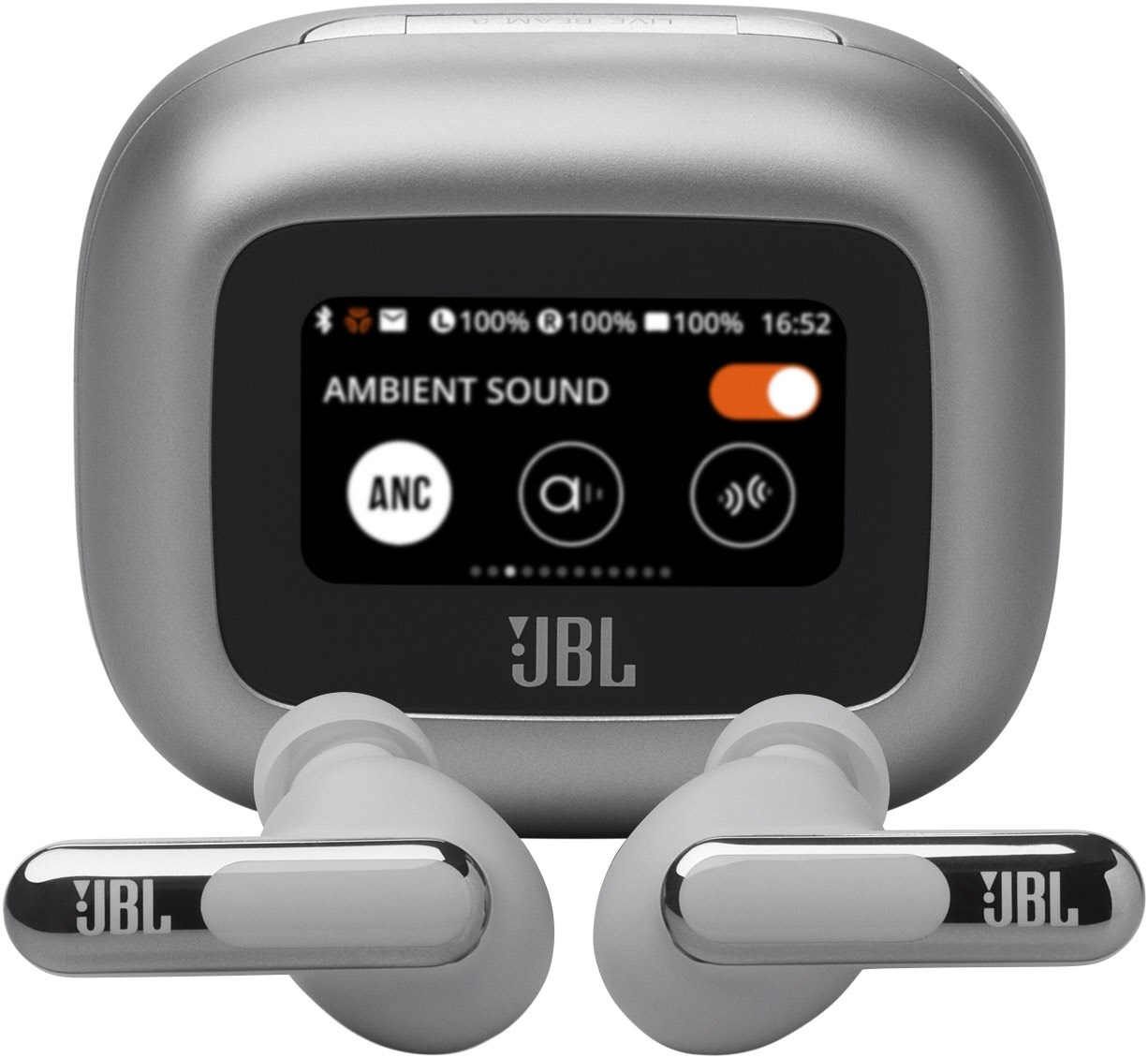 Live Beam 3 True Wireless Kopfhörer silber von JBL