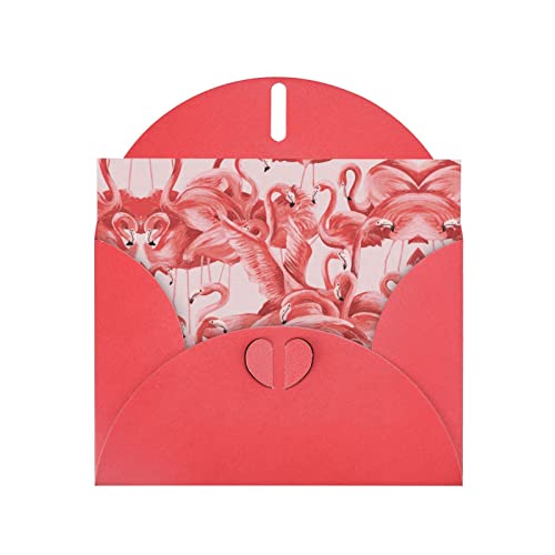 JBYJBX Grußkarten mit Flamingo-Druck, halbgefaltet, 10,2 x 15,2 cm, verschiedene Designs für Geburtstag, Hochzeit von JBYJBX