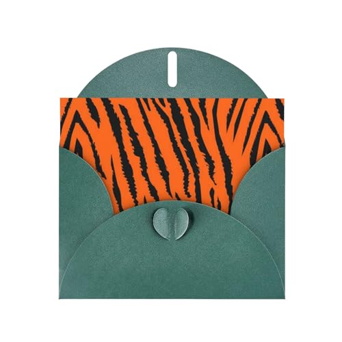 JBYJBX Grußkarten mit orangefarbenem Tiger-Leopardenmuster, halbgefaltet, 10,2 x 15,2 cm, für alle Anlässe, verschiedene Designs für Geburtstag, Hochzeit von JBYJBX