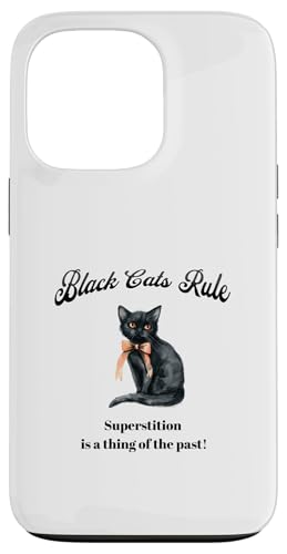 Hülle für iPhone 13 Pro Black Cats Rule Superstition gehört der Vergangenheit an! von JC T-Shirts