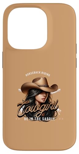 Hülle für iPhone 14 Pro Cowgirl aus Texas von JC T-Shirts