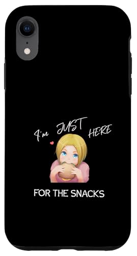 Hülle für iPhone XR Ich bin nur wegen der Snacks hier. Food Lover's von JC T-Shirts