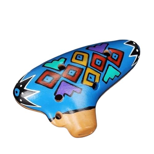 Okarinas Mini 6-Loch Ocarina Mittelton C Musikinstrument Ocarina Keramik Geeignet for Anfänger for Spielen von Musikinstrumenten for Kinder Geschenk von JCAKES