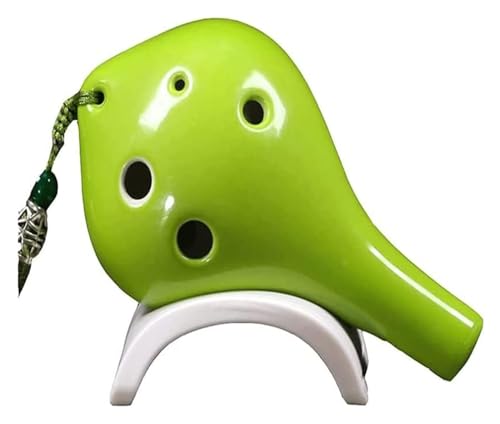 Okarinas Ocarinas 6-Loch Ac Alto C Ocarina Spielinstrument for Anfänger Handgefertigt Geeignet for Musikstudenten Geschenk(Green) von JCAKES