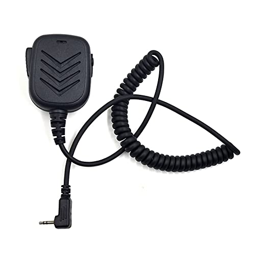 JCVHVOPOK 1-Pin 2,5-mm-Handheld-Lautsprecher-Mikrofonmikrofon Ptt Tragbares Radio Talkabout for Motorola MD200 TLKR T5 T6 T80 T60 Walkie-Talkie-Mikrofon von JCVHVOPOK