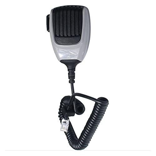 JCVHVOPOK HM-148G. Mikrofonhand-Bicolor-Mikrofonlautsprecher PTT 8. Pin for Autoradio IC F5061D F6061D 1721 F9511 952IC-F Walkie Talkie fit for I COM Walkie-Talkie-Mikrofon von JCVHVOPOK