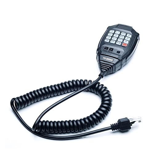 JCVHVOPOK Walkie Talkie-Lautsprecher-Mikrofon-Mikrofon-Handheld Ptt for Auto Mobile tragbare 2-Wege-Ham-Radiosender TYT TH-9000D TH9000D Walkie-Talkie-Mikrofon von JCVHVOPOK