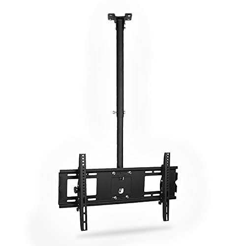 TV-Ständer TV-Deckenhalterung höhenverstellbar Flache Neigung TV-Wandhalterung Decken-TV-Halterung passend für 42-70-Zoll-Fernseher Plasma-Panel-Display,1,5 m von JDSHFEN