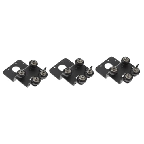 JECOMPRIS 3 Sätze ender3-Zubehör Extruderkopf für 3D-Drucker Extruderkopf des Druckers 3D Drucker Ender Druckkopf DIY Druckkopf Extruder für 3D-Drucker Extrusionskopf für Drucke Metall Black von JECOMPRIS