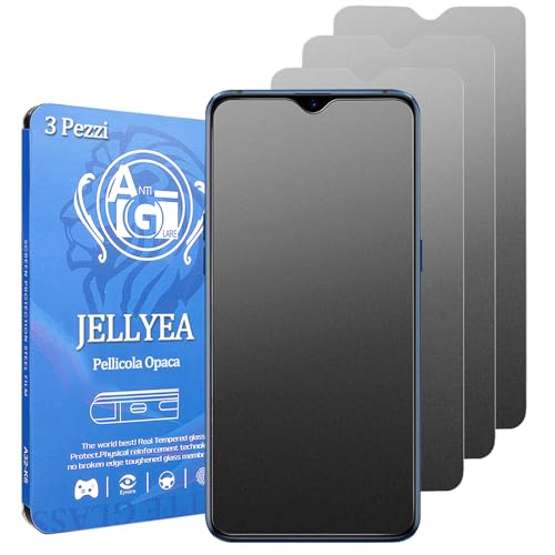 JELLYEA 3 Stück Matt Schutzfolie für Redmi Note 12 Pro/Note 12 Pro+ Anti-Fingerabdrück Anti-Reflex Anti-Kratzer Displayschutz 9H Gehärtetes Glas für XIAOMI Redmi Note 12 Pro+/12 Pro,6.67" von JELLYEA