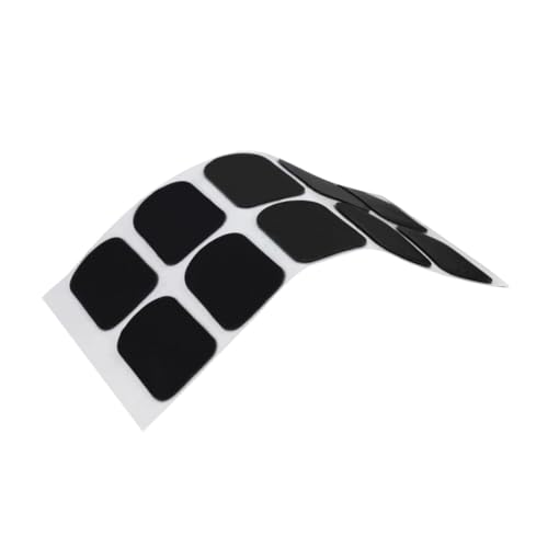 JEWEDECO 1 Blatt Saxophon-Zahnpolster saxophon zubehör Klarinetten-Pads Zubehör für Saxophone Saxophon-Pads Saxophon-Patchpads Saxophon-Mundstücke Silikon-Patchpads Kieselgel Black von JEWEDECO